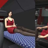 Ada Wong Co-Driver v1.1 1.47 ETS2 - Euro Truck Simulator 2 Mods