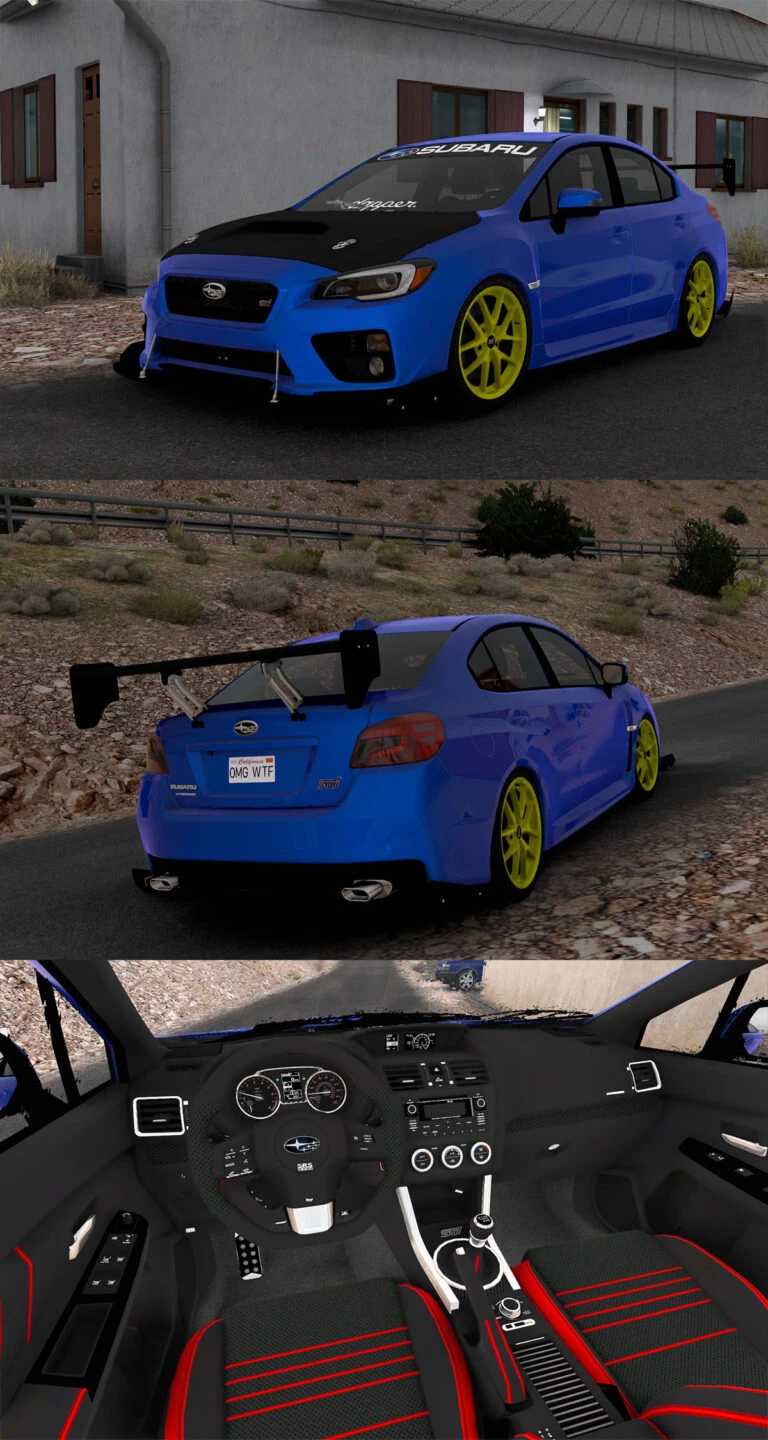 Subaru Impreza WRX STI V ETS Euro Truck Simulator Mods American Truck