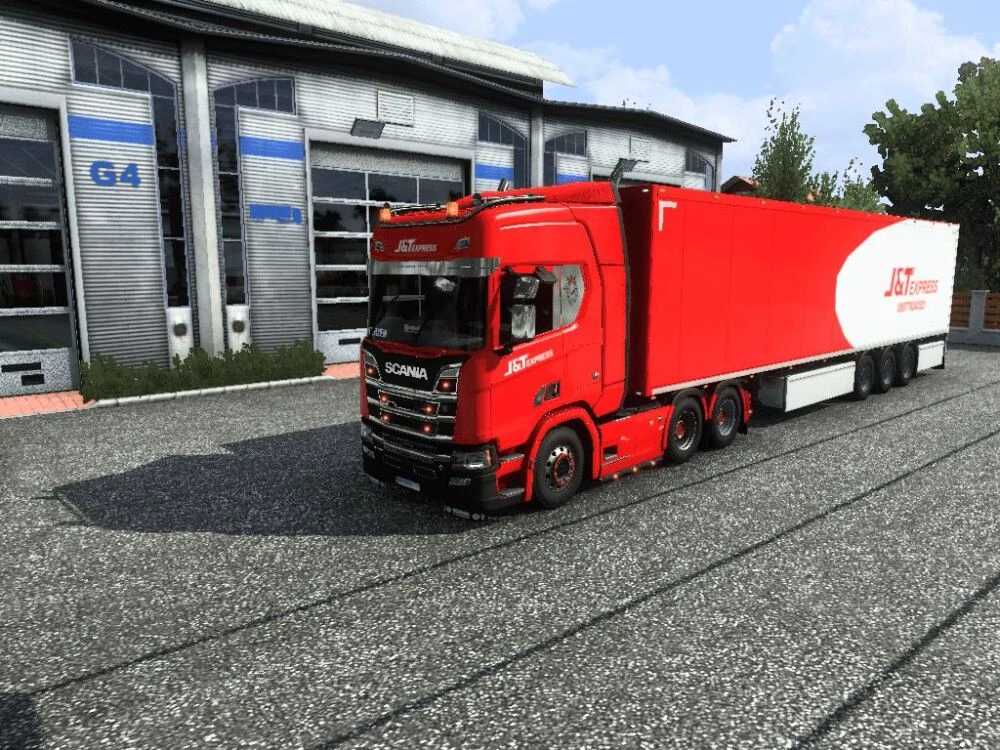 Scania R S Next Gen Trailer J T Express Skin Pack V Ets Euro Truck Simulator Mods