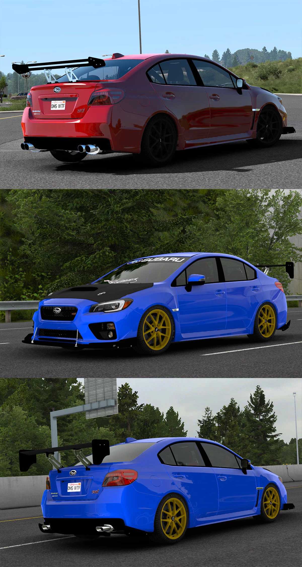 Subaru Impreza WRX STI V ATS Euro Truck Simulator Mods American Truck