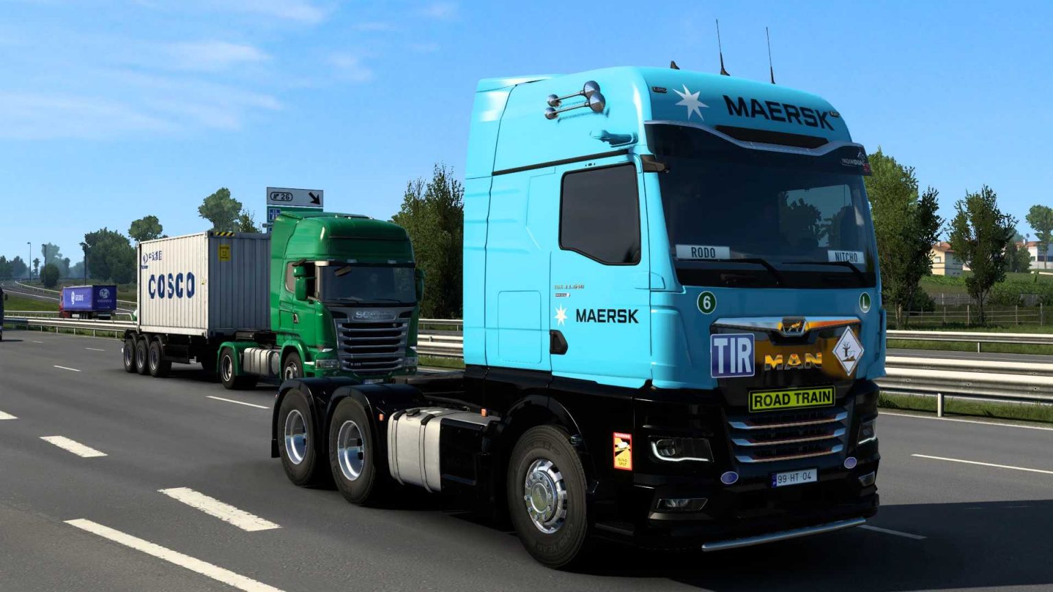 Skin Maersk Man Tg Tgx Ets Euro Truck Simulator Mods American Truck