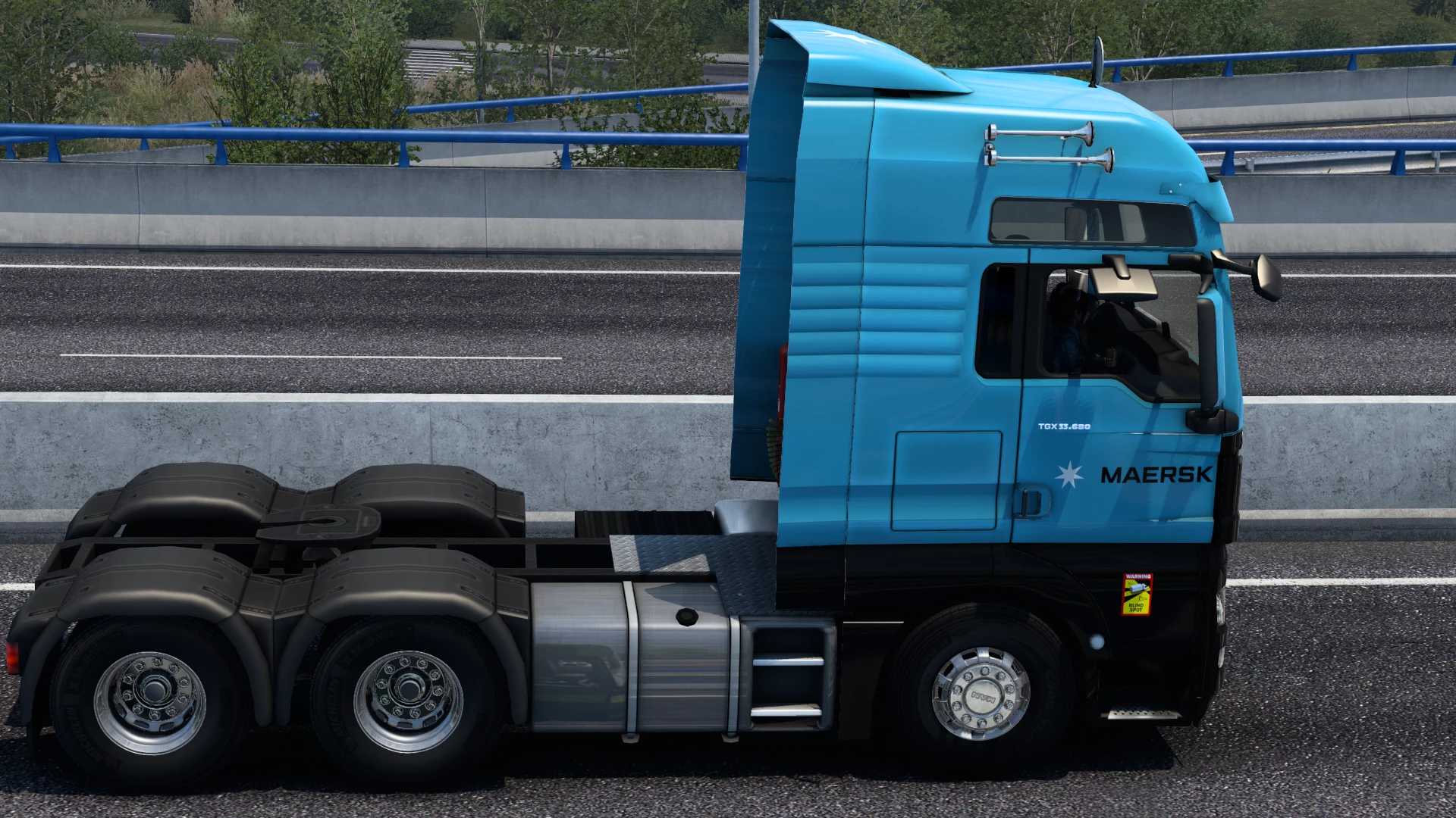 Skin Maersk Man Tgx Euro Ets Euro Truck Simulator