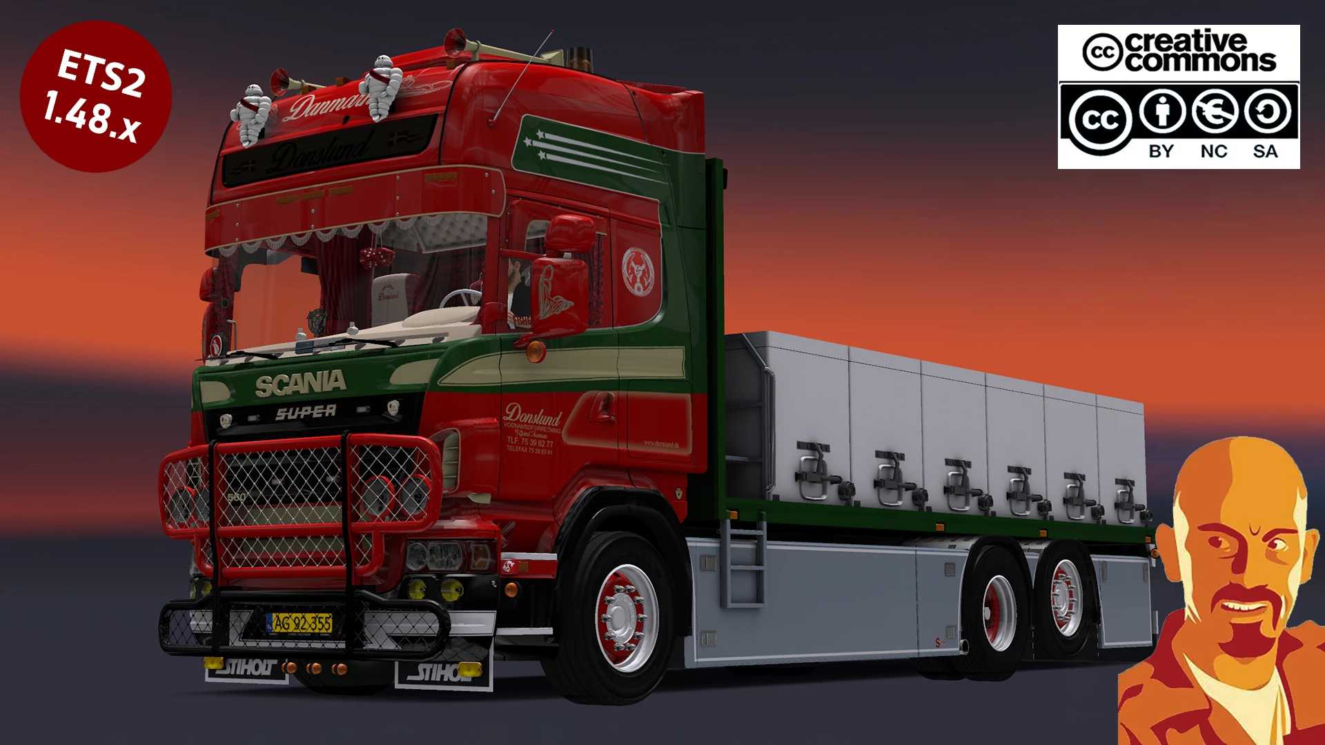 Scania R560 Donslund Trailer 148x Ets2 Euro Truck Simulator 2 Mods American Truck 3191
