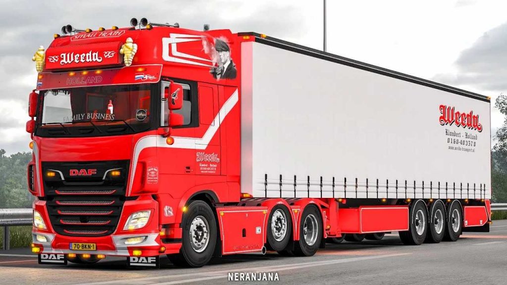 Daf Xf106 480 Weeda Transport 148 Ets2 Euro Truck Simulator 2 Mods American Truck Simulator