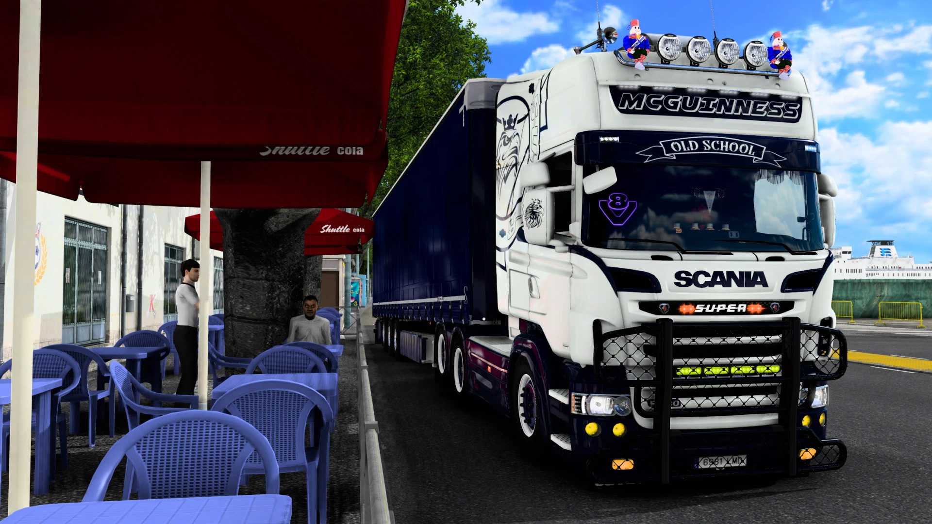 Scania V8 Rjl Skin Vabis Topline Lcb V1 0 Ets2 Euro Truck Simulator 2