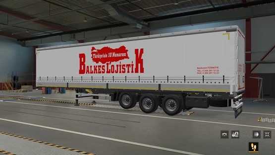 Tirsan Trailer Balkes Logistic Paintjob 148 Ets2 Euro Truck