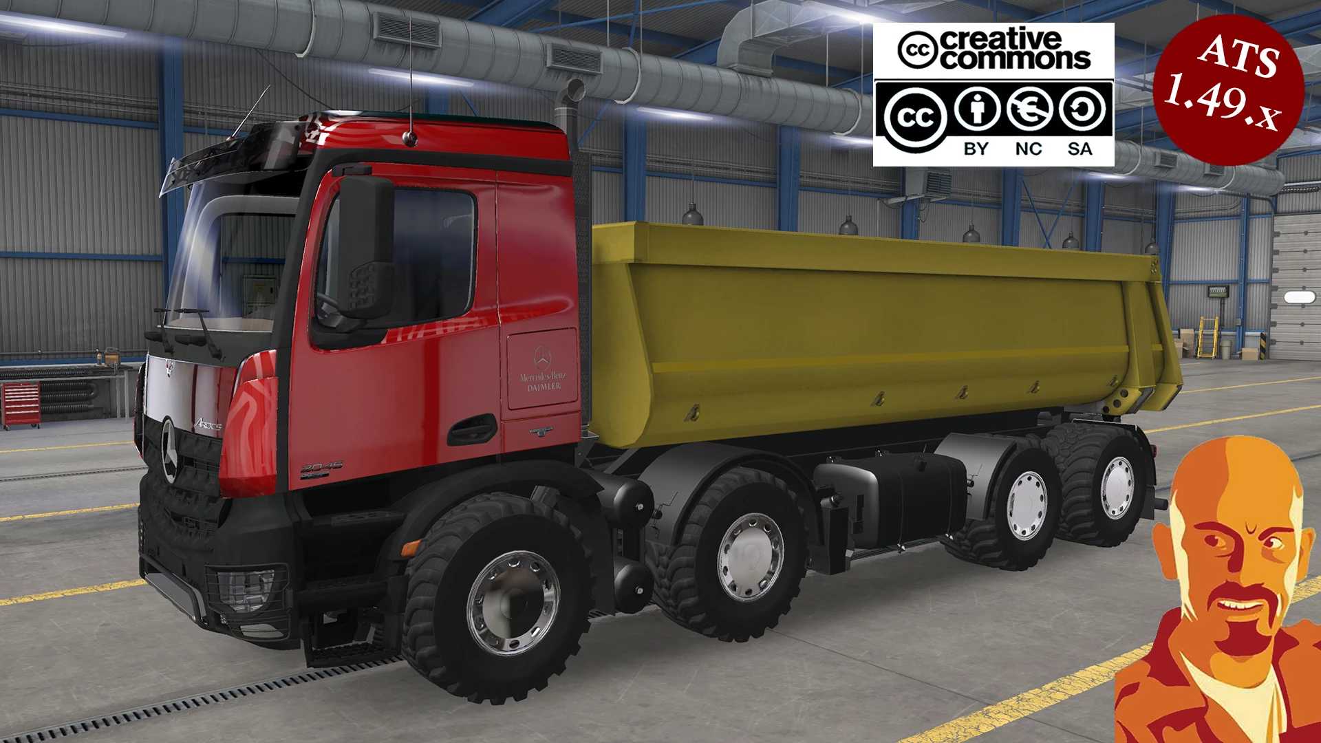 Daimler Mercedes Benz Arocs Agrar X Ats Euro Truck Simulator Mods American Truck