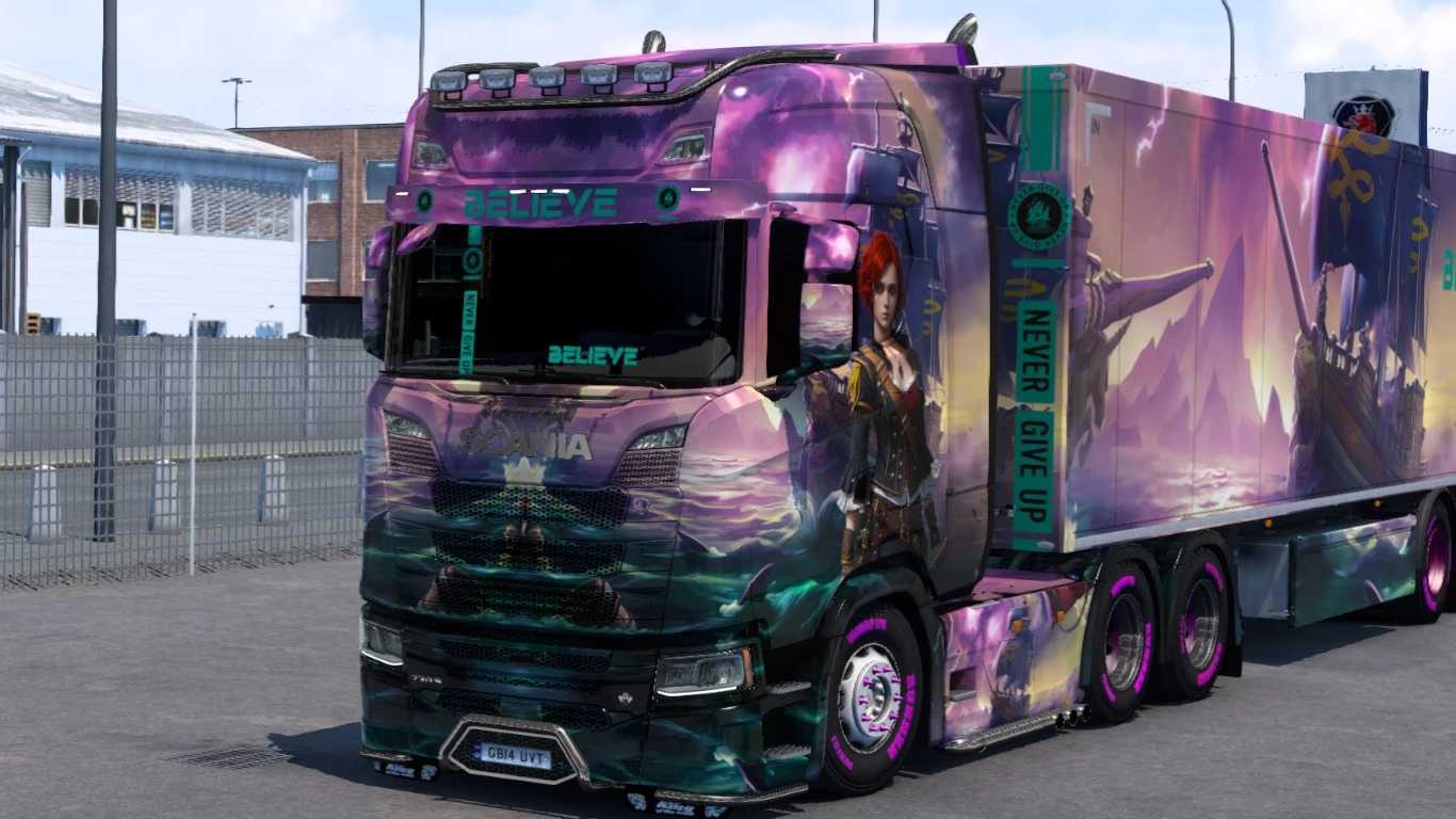 Pirate Anime Girl Skin 1.49 ETS2 - Euro Truck Simulator 2 Mods | American  Truck Simulator Mods