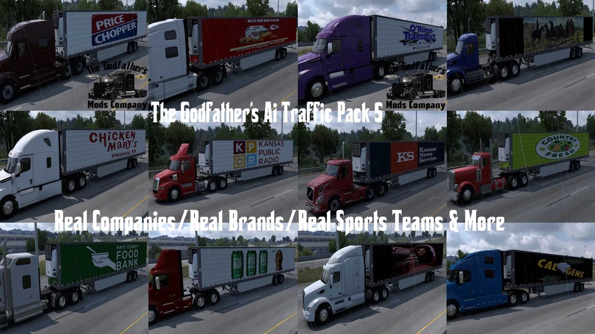 The Godfather S Ai Traffic Pack V Ats Euro Truck Simulator Mods American Truck