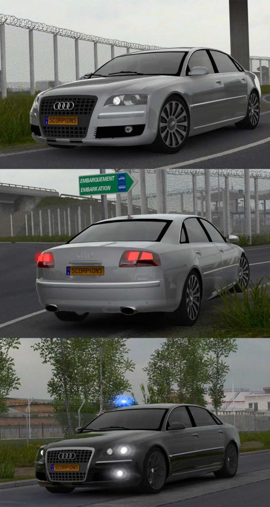 Audi A8 D3 V4.5 1.50 Ets2 - Euro Truck Simulator 2 Mods 