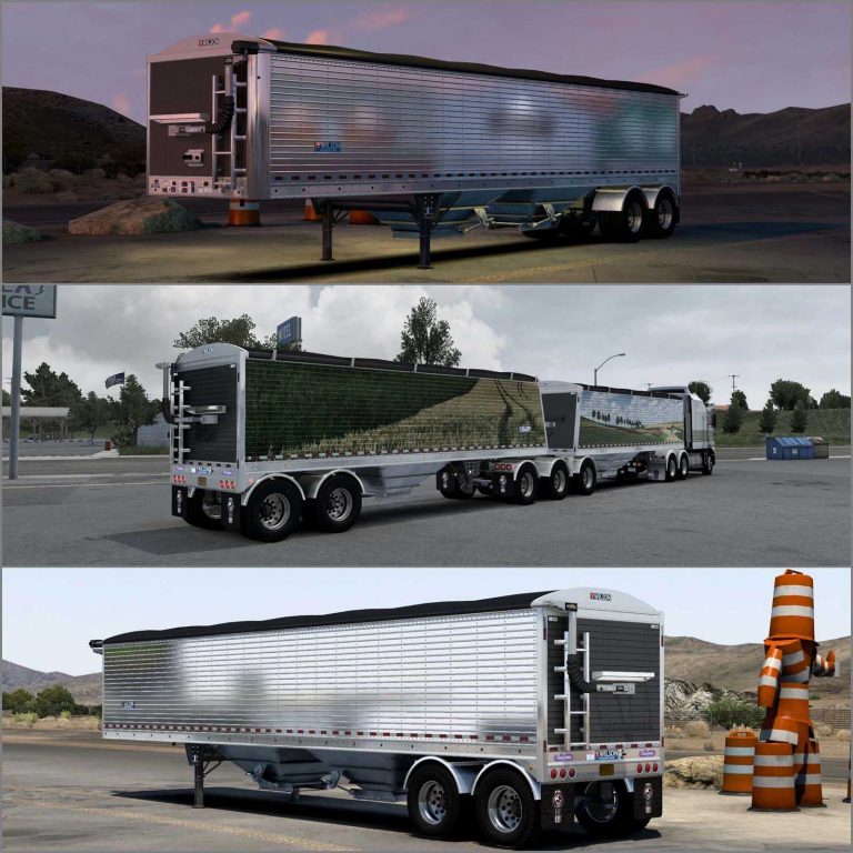 Wilson Grain Hopper Trailer Ats Euro Truck Simulator Mods American Truck Simulator Mods