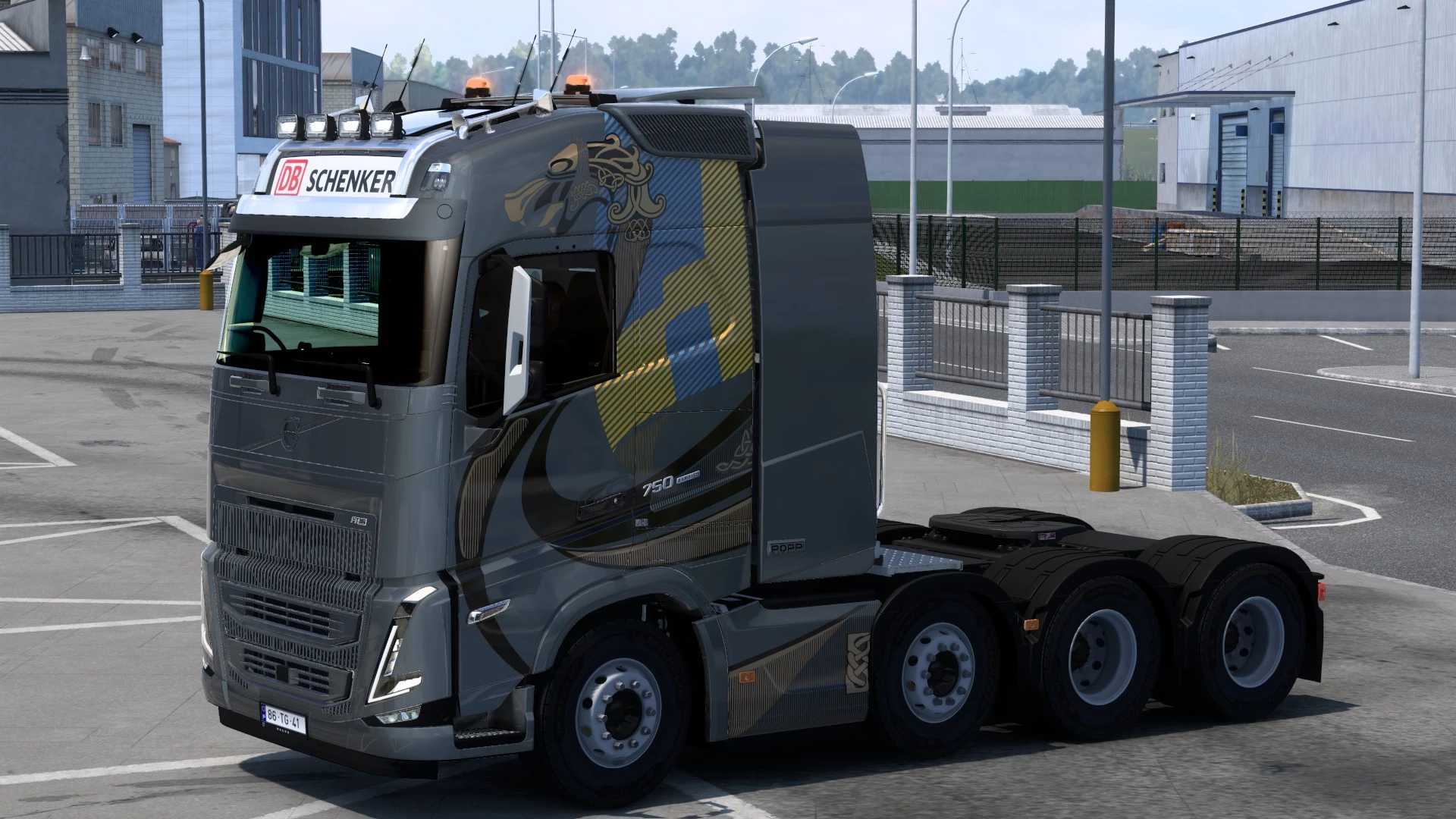 Lightbox Db Schenker Volvo Fh Sanax V Ets Euro Truck Simulator Mods