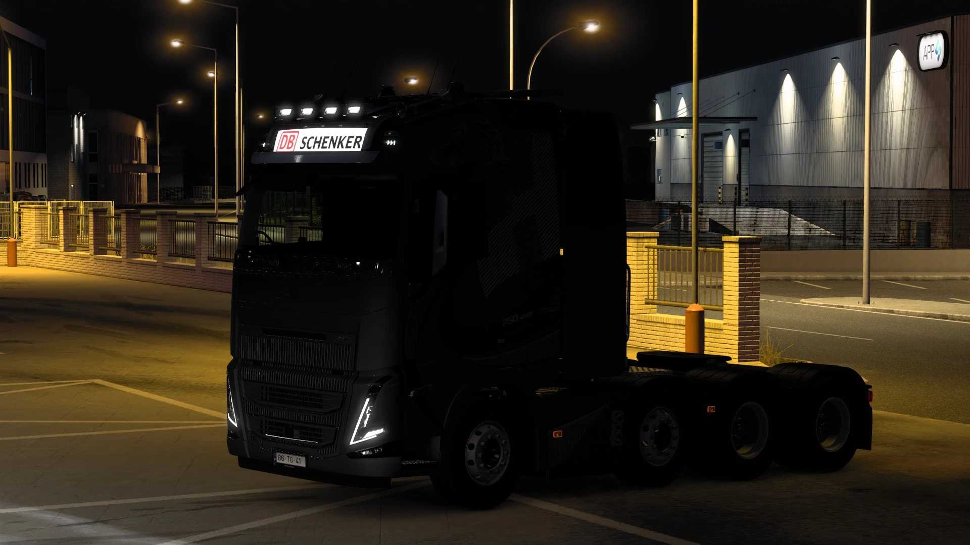 Lightbox Db Schenker Volvo Fh Sanax V Ets Euro Truck Simulator Mods