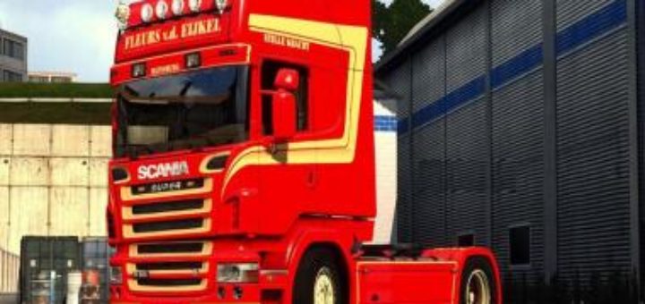 Skin Scania R gris foncé 1.45 ETS2 - Euro Truck Simulator 2 Mods ...