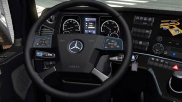 MERCEDES ACTROS 2014 SPORTS INTERIOR V0.9 Mod - Euro Truck Simulator 2 ...