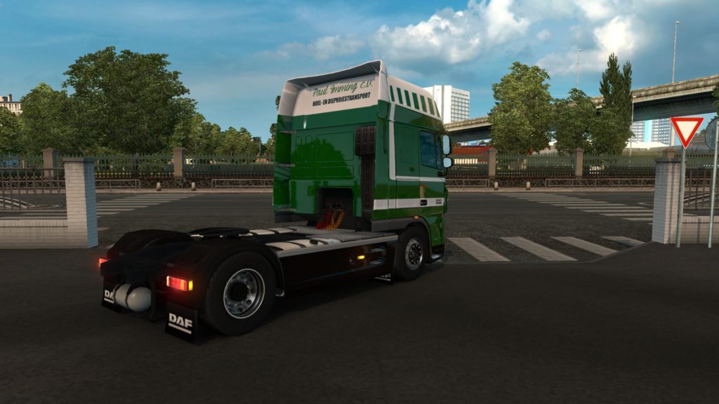 DAF XF 50 KEDA - PAUL IMMING C.V. 1.22 Skin - Euro Truck Simulator 2 ...