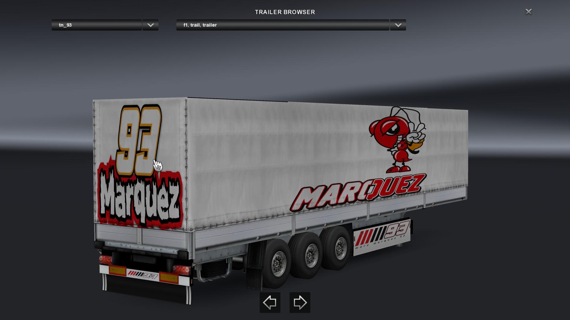 MARQUEZ TRAILER 1.22 Mod - Euro Truck Simulator 2 Mods | American Truck ...