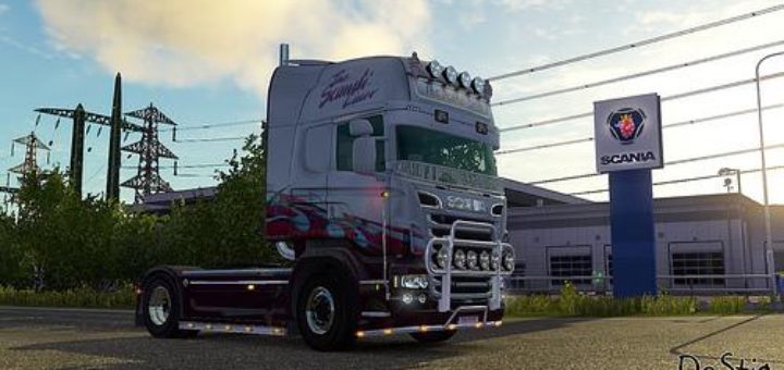 Scania RJL Falck Skin 1.45 ETS2 - Euro Truck Simulator 2 Mods ...