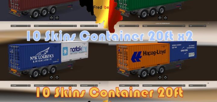 Korean container trailer v1.0 1.38 ETS2 - Euro Truck Simulator 2 Mods ...