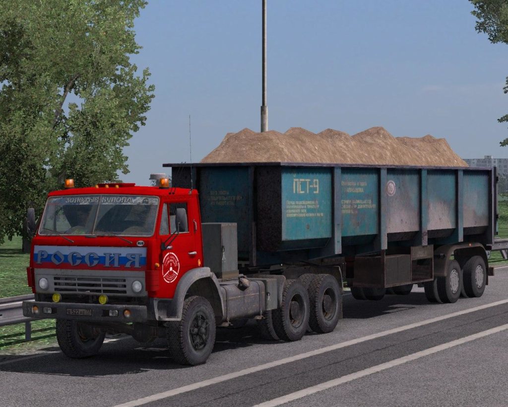 KAMAZ 53116 + TRAILERS 1.30 BETA TRUCK MOD - Euro Truck Simulator 2 ...