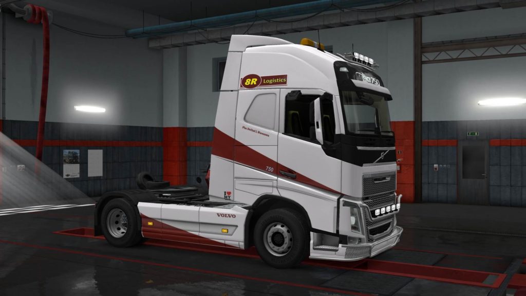 VOLVO FH16 2012 8R LOGISTICS TRUCK SKIN 1.30 - Euro Truck Simulator 2 ...