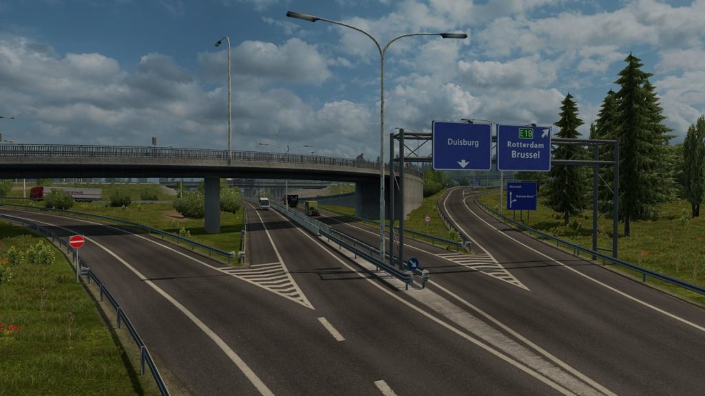 ROTTERDAM BRUSSEL HIGHWAY WITH CALAIS DUISBURG ROAD INT V2.0 MAP MOD ...