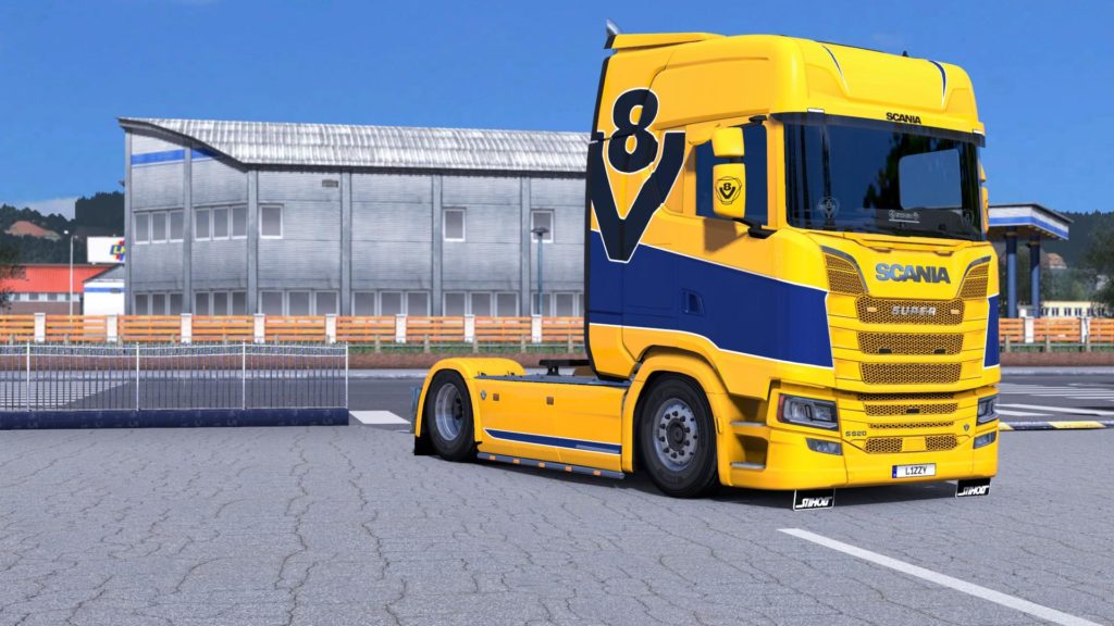 SCANIA S - SIMPLE V8 BY L1ZZY TRUCK SKIN - Euro Truck Simulator 2 Mods ...