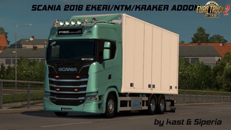 KRAKER/NTM/EKERI TANDEM ADDON FOR NEXT GEN SCANIA BY SIPERIA TRUCK ...