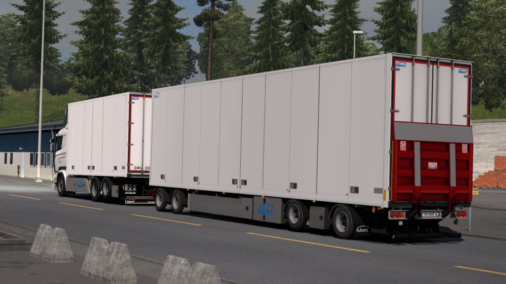 EKERI TANDEM TRAILERS ADDON BY KAST V1.3 1.32.X TRAILER - Euro Truck ...