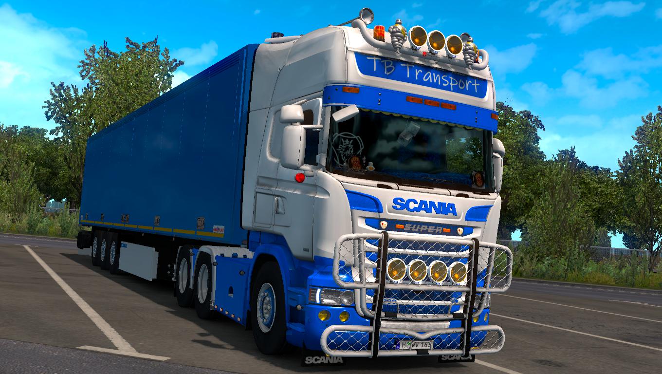 TB TRANSPORT SKIN V1.0.0 ETS2 - Euro Truck Simulator 2 Mods | American ...