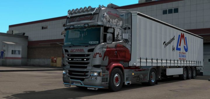 DAF XF 50K VAN ZAAL TRANSPORT SKIN Mod - Euro Truck Simulator 2 Mods ...