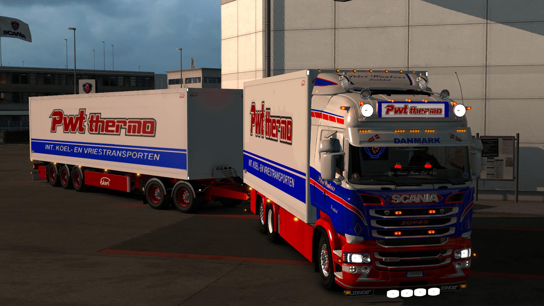 SCANIA PWT THERMO 4&6 SERIES SKIN PACK 1.34 ETS2 - Euro Truck Simulator ...