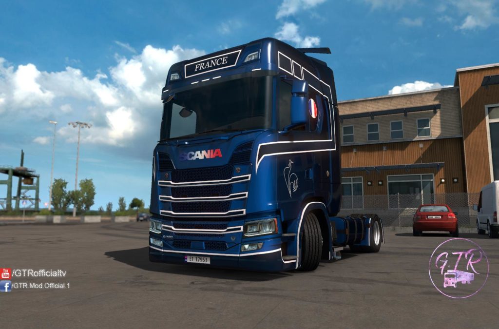 SKIN FRANCE V1.1 FOR SCANIA S NEXT GEN TRUCK SKIN - Euro Truck ...