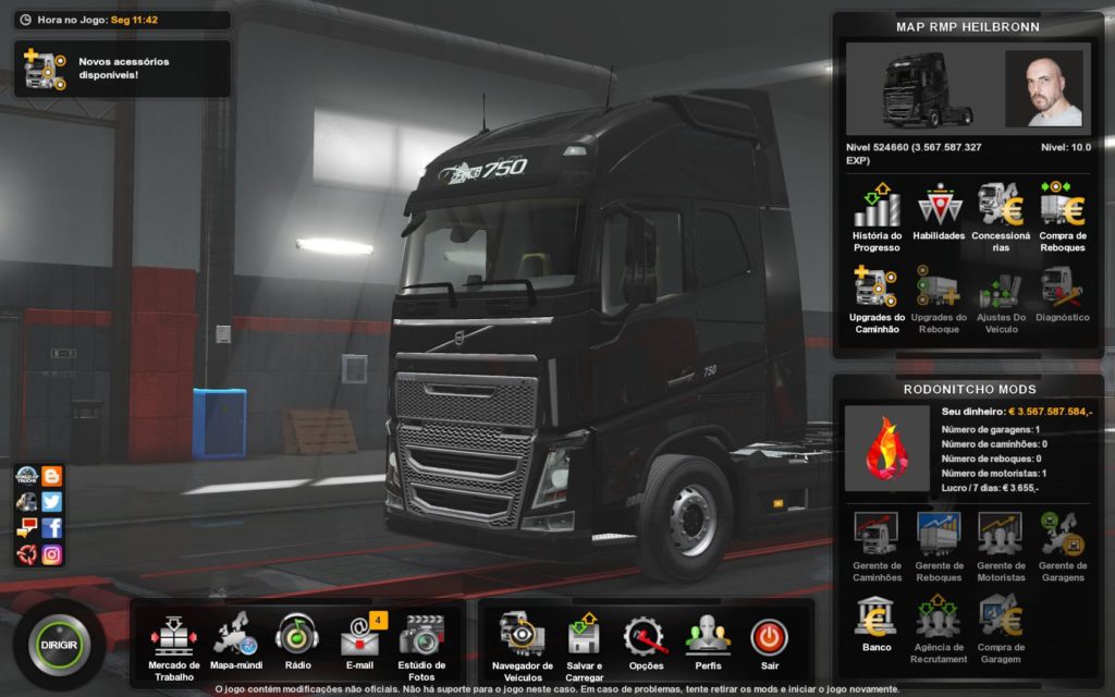 PROFILE RMP HEILBRONN BY KLAUZZY V1.0.8 1.35 FOR ETS2 - Euro Truck ...