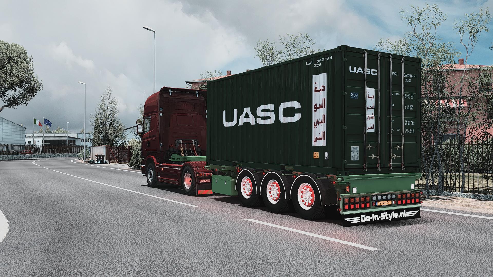 CONTAINER TRAILER BY RHINO3D V1.2 ETS2 - Euro Truck Simulator 2 Mods ...