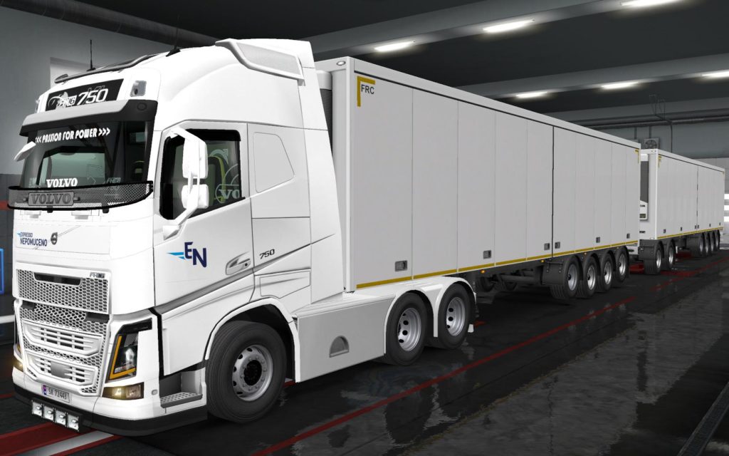 SKIN VOLVO FH16 2012 EXPRESSO NEPOMUCENO 1.36 TRUCK SKIN - Euro Truck ...