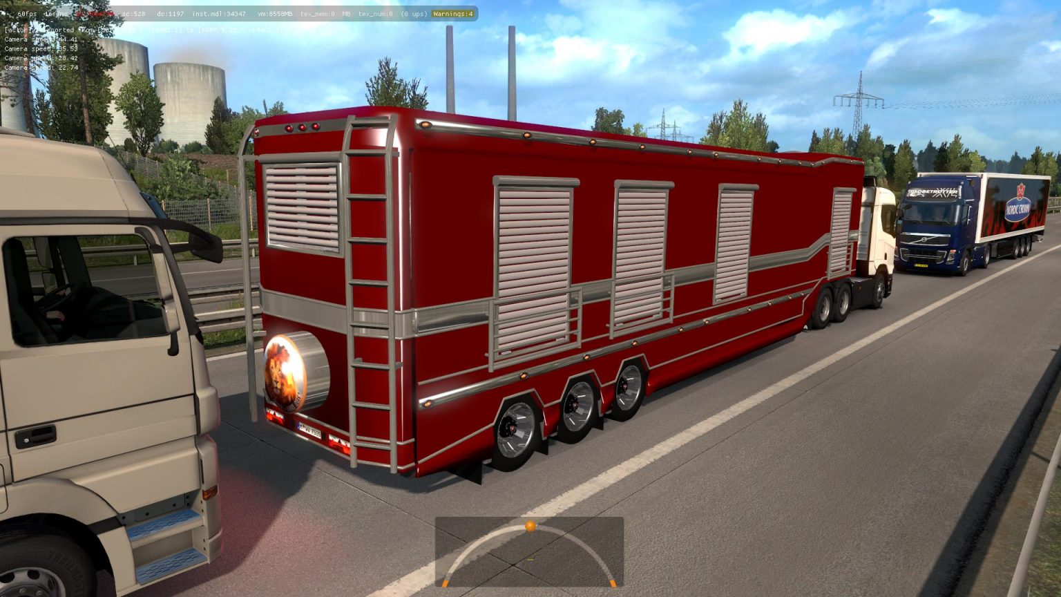 Trailer Caravan in traffic 1.36 ETS2 - Euro Truck Simulator 2 Mods ...