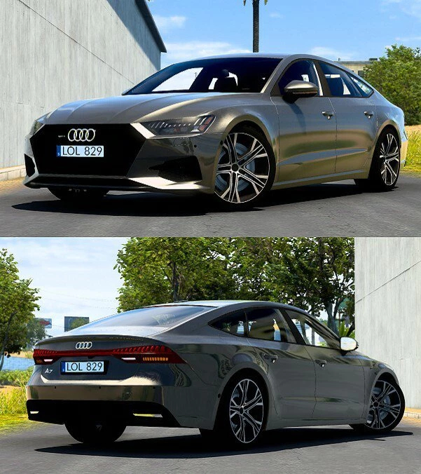 Audi A7 Sportback 2018 v2.0 1.40 ATS - Euro Truck Simulator 2 Mods ...