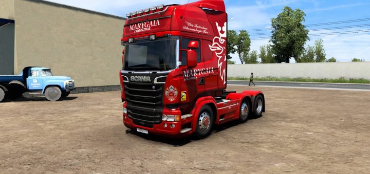 DAF 2021 XG Reinert Logistics skin v1.0 ETS2 - Euro Truck Simulator 2 ...