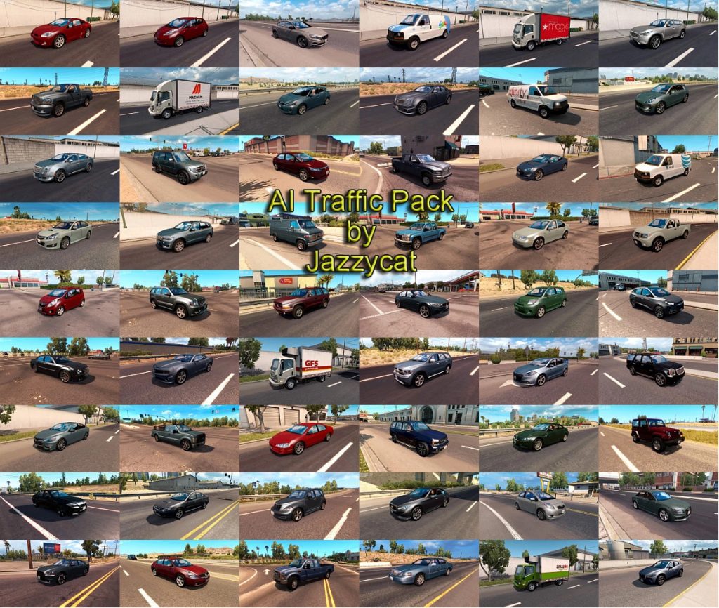 Ai Traffic Pack By Jazzycat V Ats Euro Truck Simulator Mods American Truck Simulator Mods