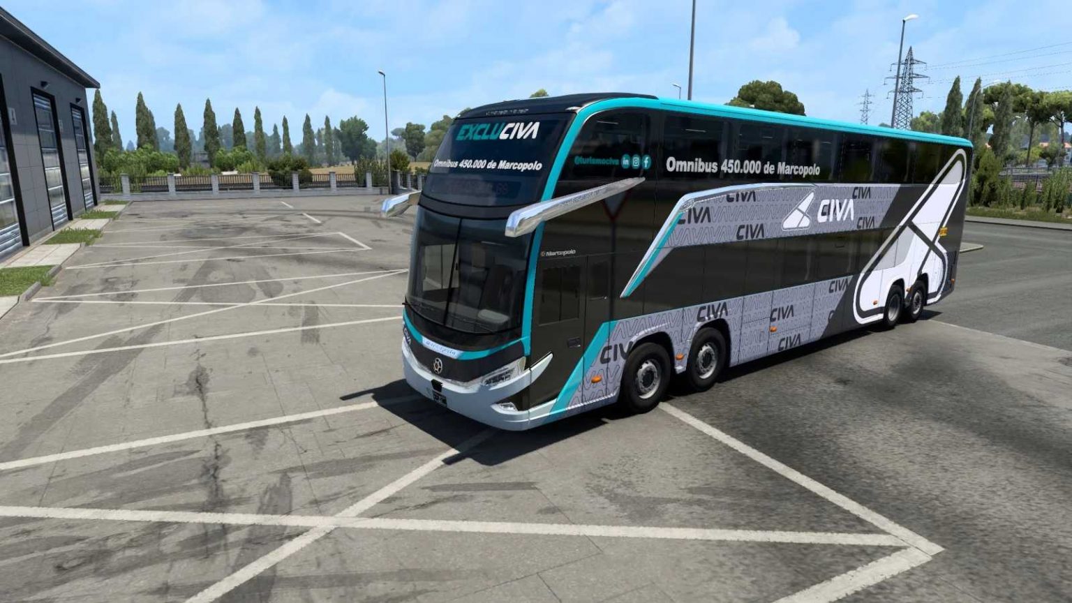 Marcopolo G8 1800 DD MB FREE 1.43 ETS2 - Euro Truck Simulator 2 Mods ...