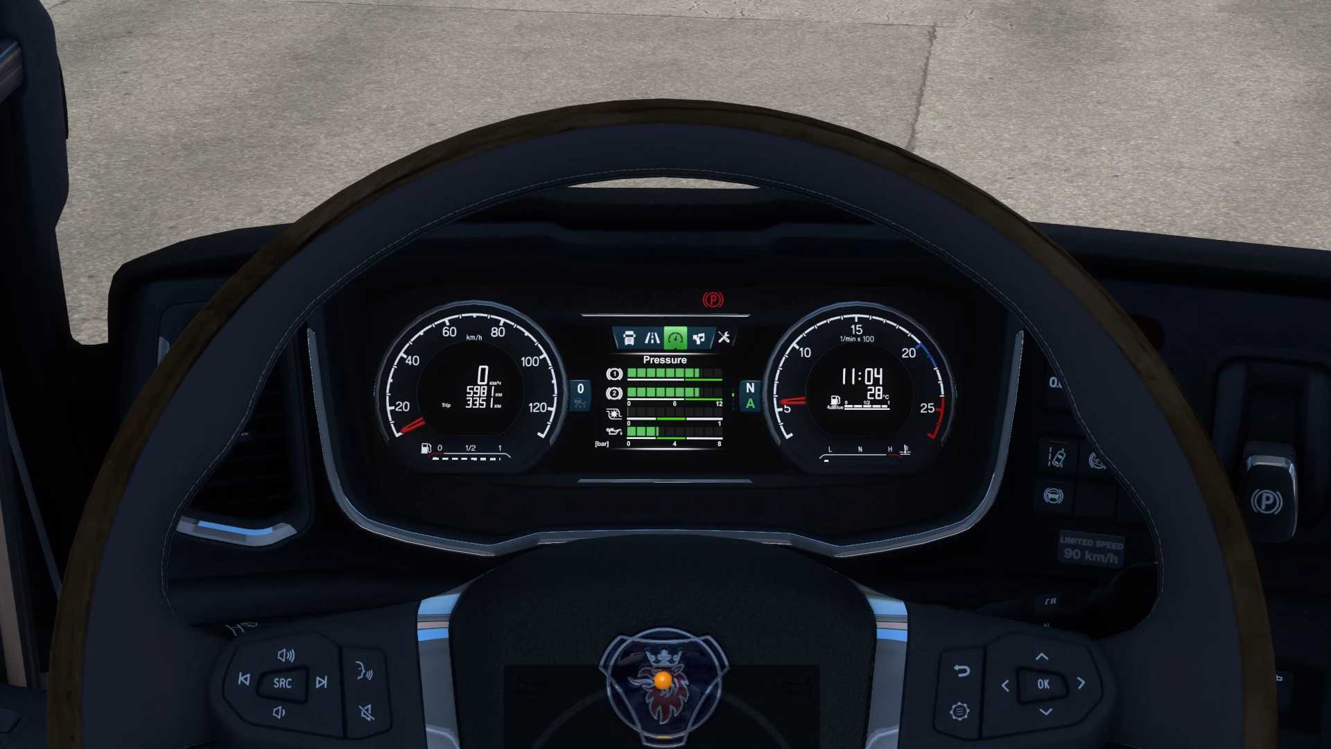 Scania NextGen Improved Dashboard 1.44 ETS2 - Euro Truck Simulator 2 ...