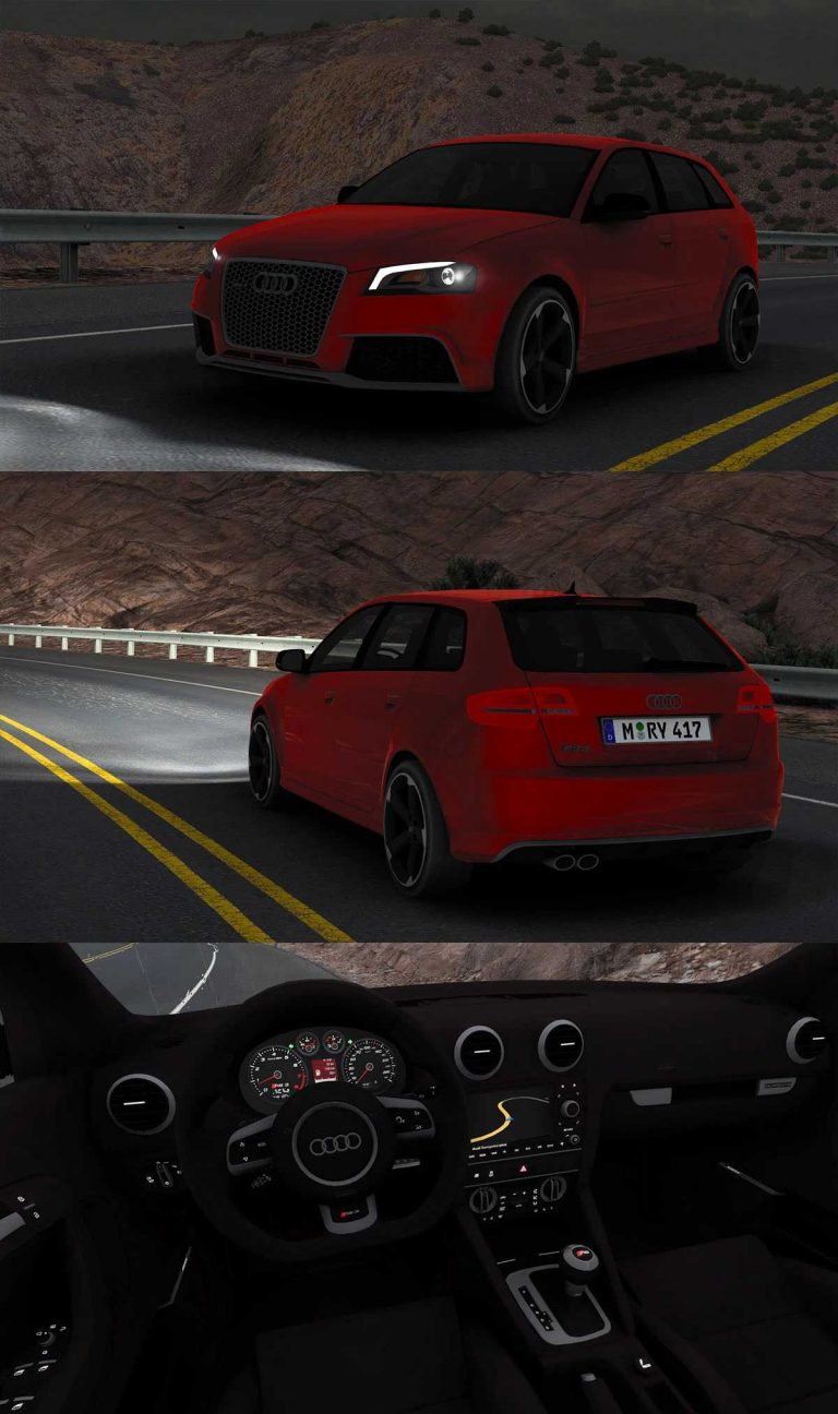 Audi RS3 Sportback 2011 8P v1.8 - 1.46 ATS - Euro Truck Simulator 2 ...