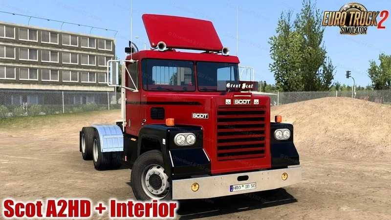 Scot A2hd + Interior V2.1 By Smarty -ets2- 1.46 Ets2 - Euro Truck 