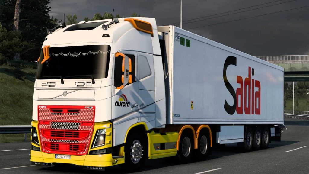 SKIN KRONE COOL LINER SADIA 1.0 1.40 1.46 ETS2 - Euro Truck Simulator 2 ...