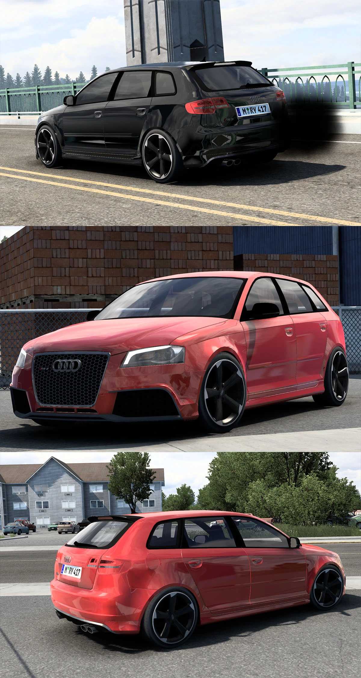 Audi RS3 Sportback 2011 8P v1.9 1.47 ATS - Euro Truck Simulator 2 Mods ...