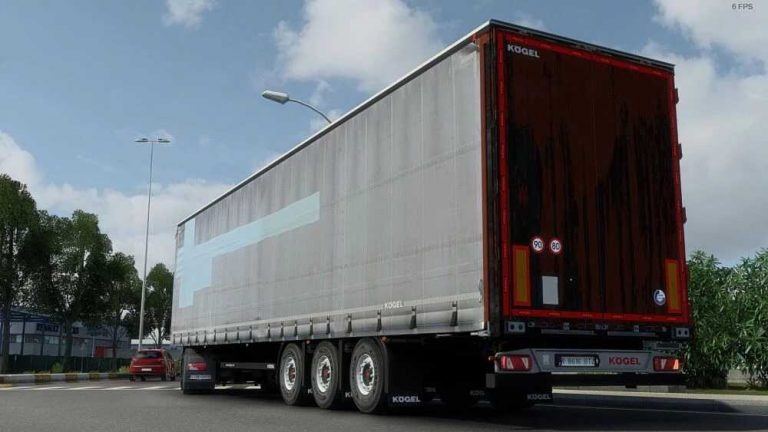 Kogel Cargo Mega by Dotec Silver exCompany Skin v2.0 ETS2 - Euro Truck ...