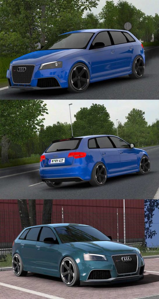 Audi RS3 Sportback 2011 8P V2.1 ETS2 1.49 ETS2 - Euro Truck Simulator 2 ...