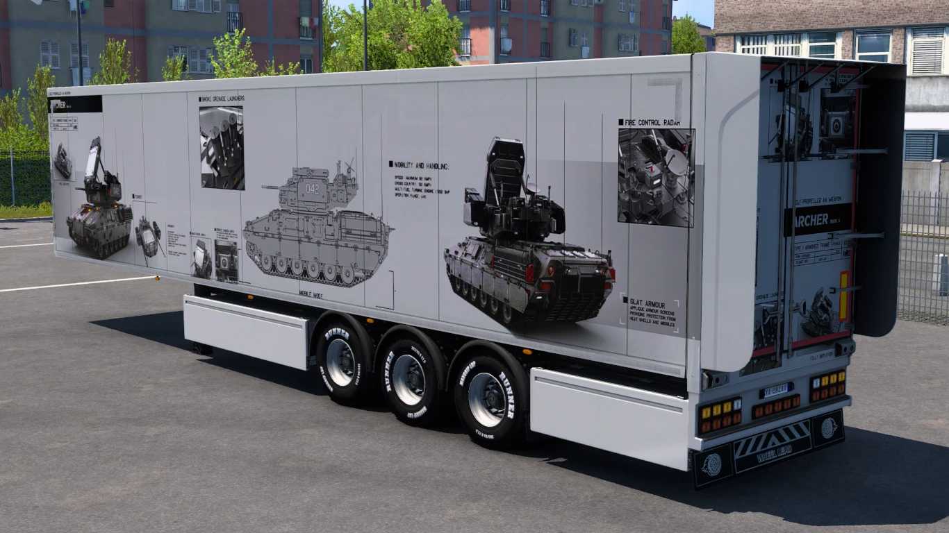 Military Box Trailer Skin 1.49 ETS2 - Euro Truck Simulator 2 Mods ...