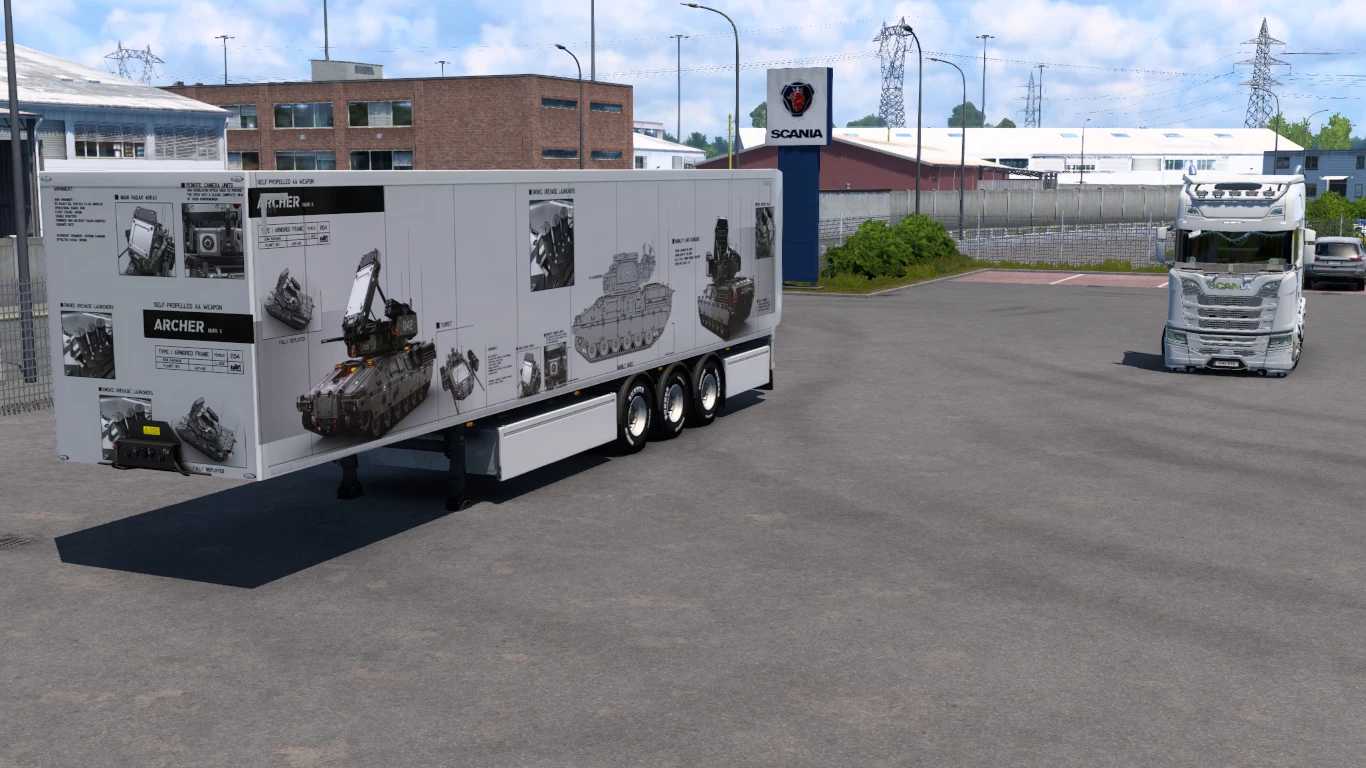 Military Box Trailer Skin 1.49 ETS2 - Euro Truck Simulator 2 Mods ...